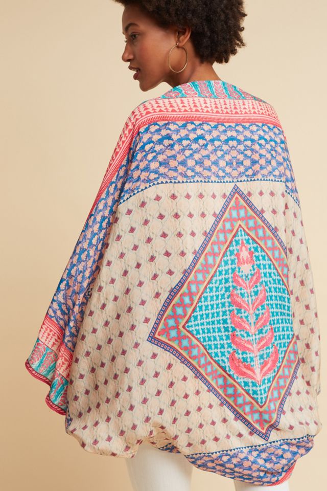 Printed Cocoon Kimono #4