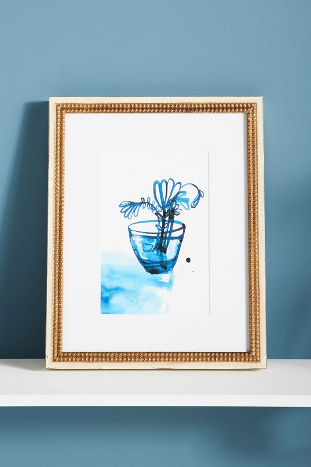 Blue Vase Wall Art #1