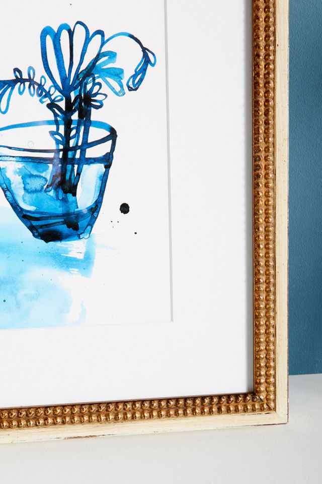 Blue Vase Wall Art #2