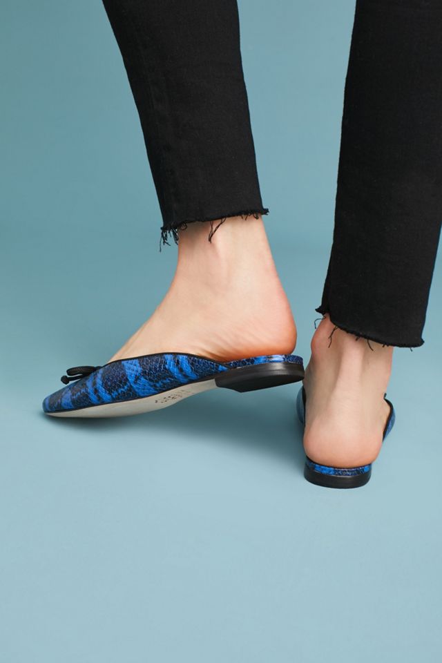 Anthropologie Snake-Printed Slides #2