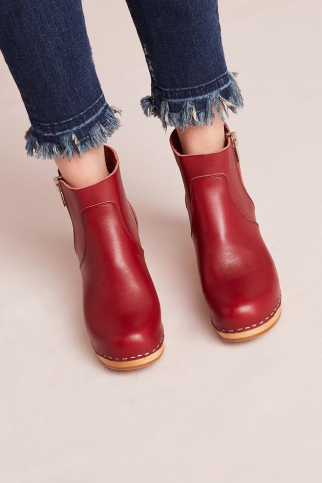 Swedish Hasbeens Zip It Emy Clog Boots #1