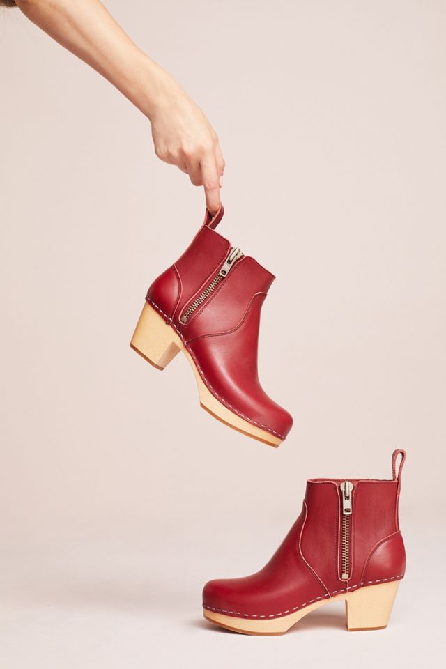 Swedish Hasbeens Zip It Emy Clog Boots #5