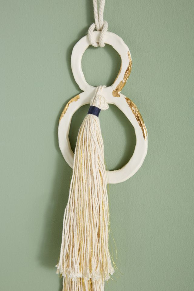Lombard Ceramic Fringe Wall Art #1