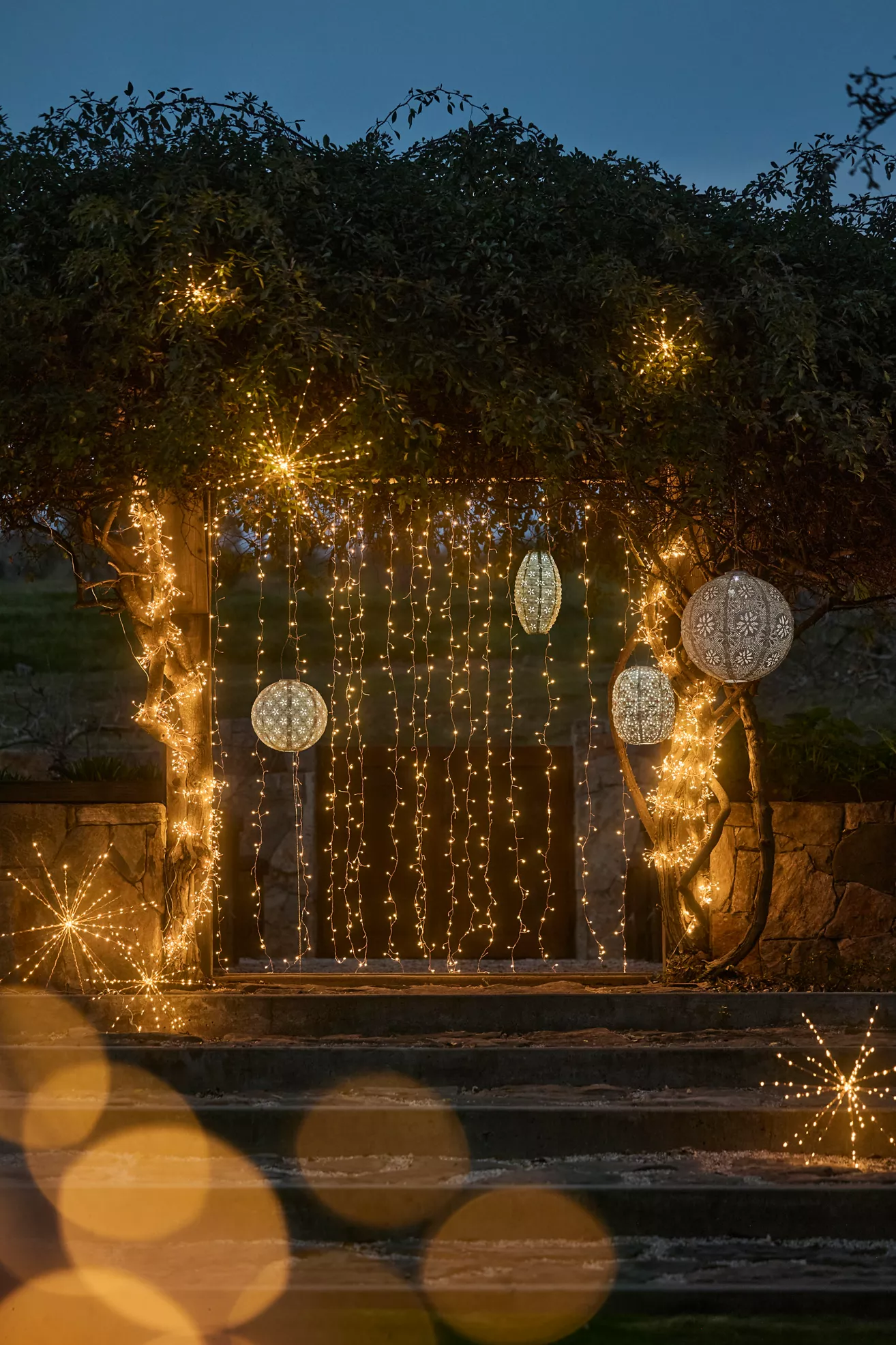 Terrain Stargazer Twinkling Copper Curtain