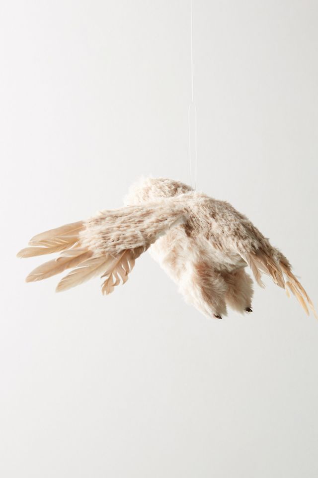 Plush Owl Ornament #1