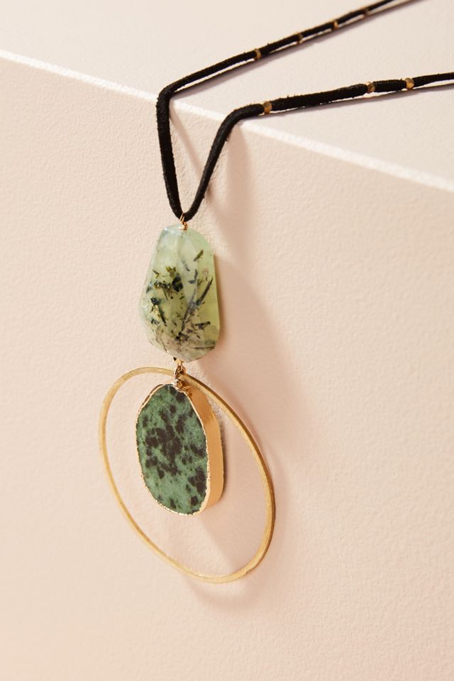 Moss Pendant Necklace #1