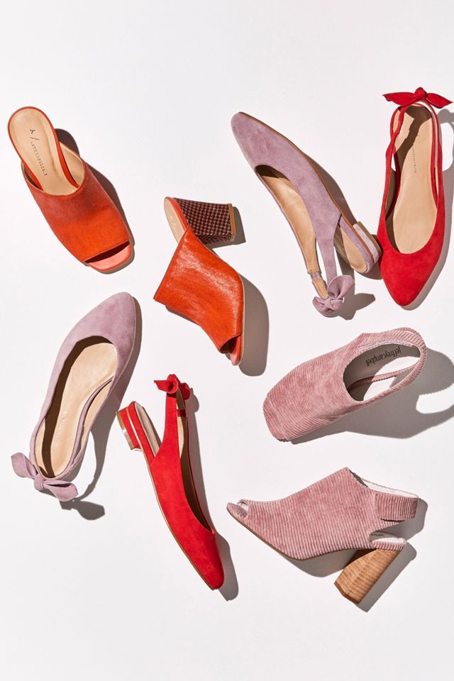 Anthropologie Calf Hair Block Heels #5