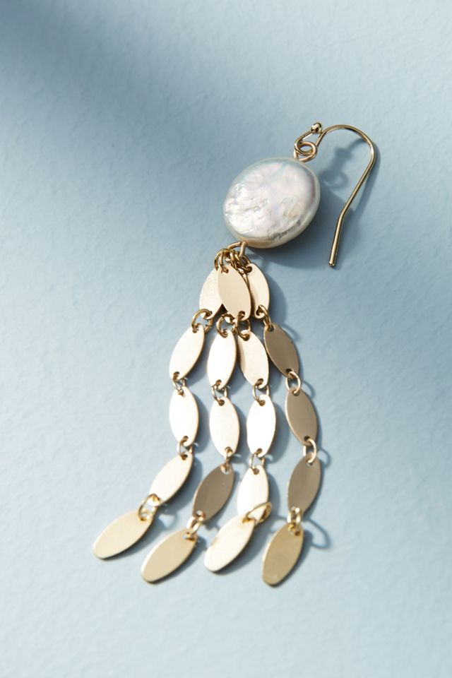 Freshwater Fringe Drop Earrings #1