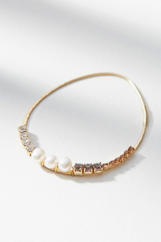 Pearlescent Hoop Earrings #1