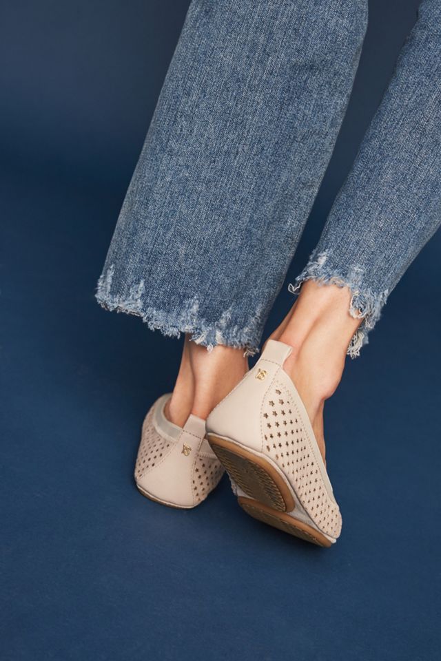 Yosi Samra Perforated Ballet Flats #2