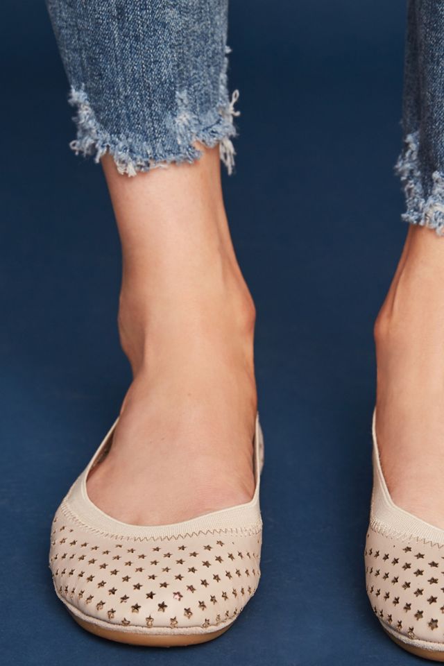 Yosi Samra Perforated Ballet Flats #3