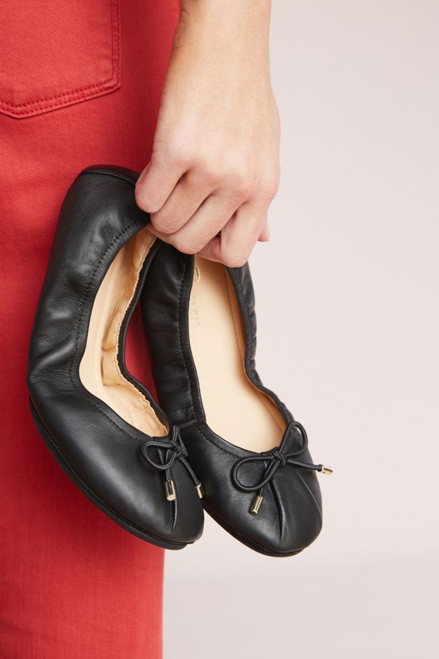 Yosi Samra Leather Ballet Flats #4