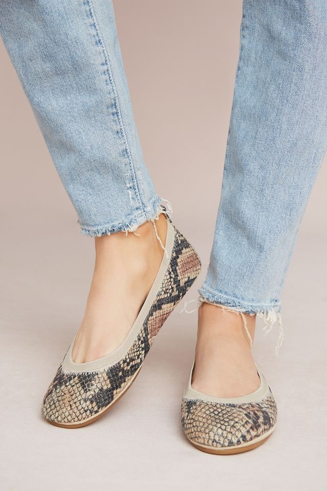 Yosi samra store snake ballet flats