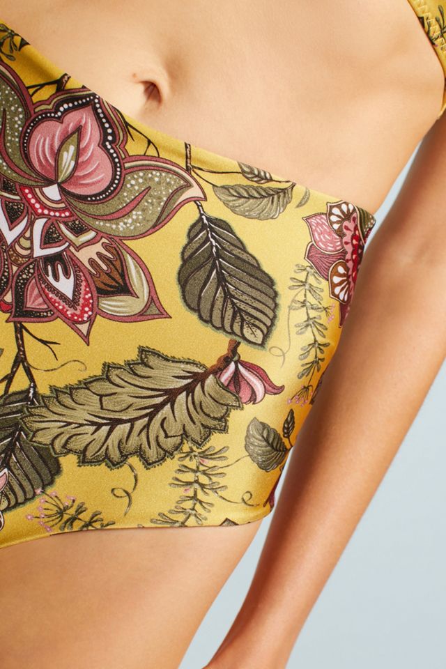 Triya High-Waisted Floral Bikini Bottoms #1