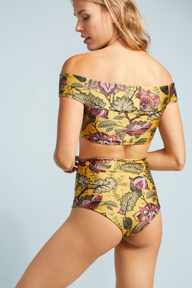 Triya High-Waisted Floral Bikini Bottoms #2