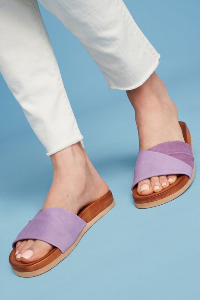 Anthropologie Twisted Pool Slides #1