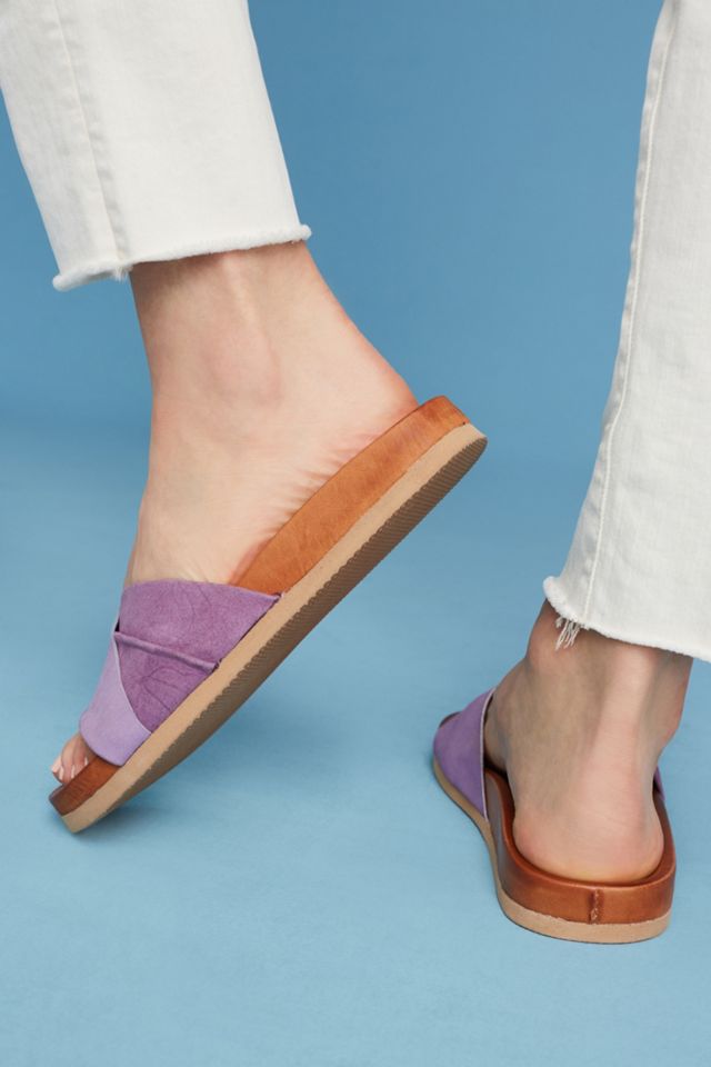 Anthropologie Twisted Pool Slides #3