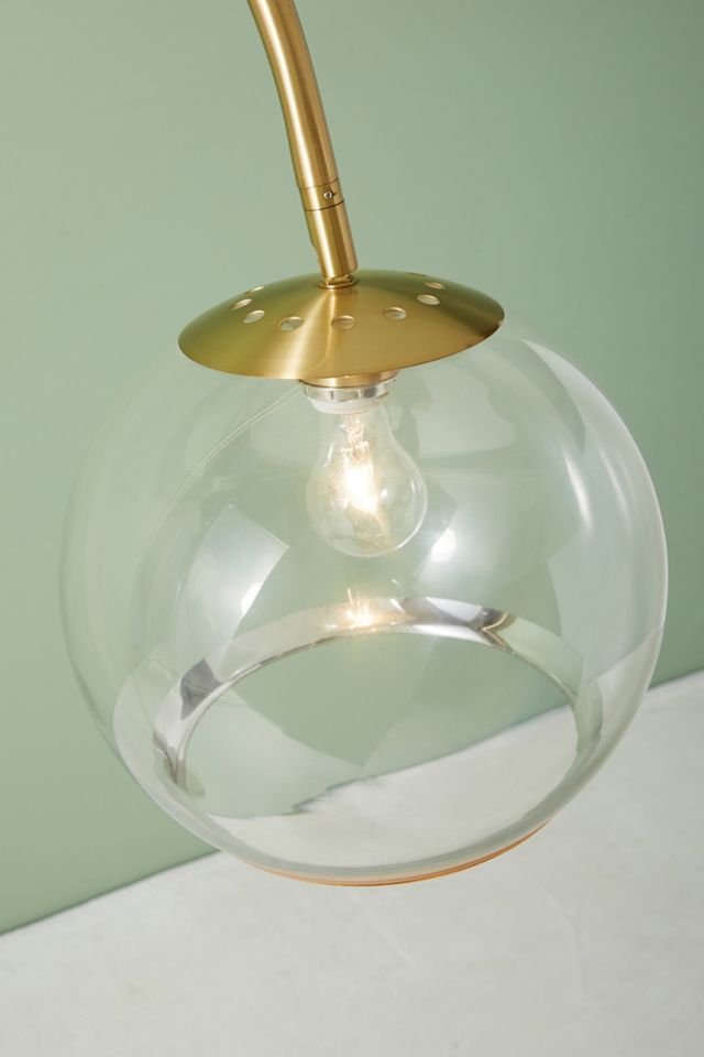 Arched Glass Floor Lamp