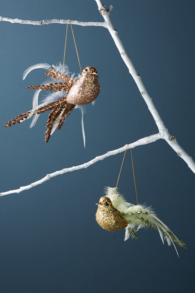 Golden Songbird Ornament #3