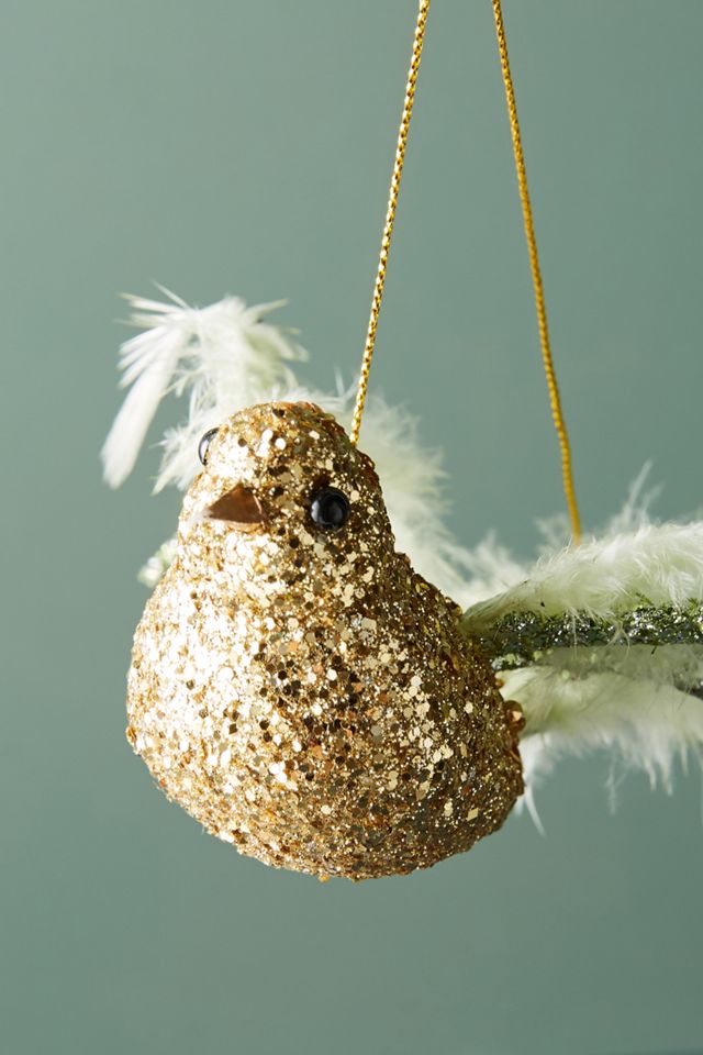 Golden Songbird Ornament #2