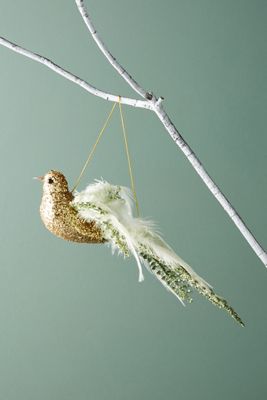 Golden Songbird Ornament