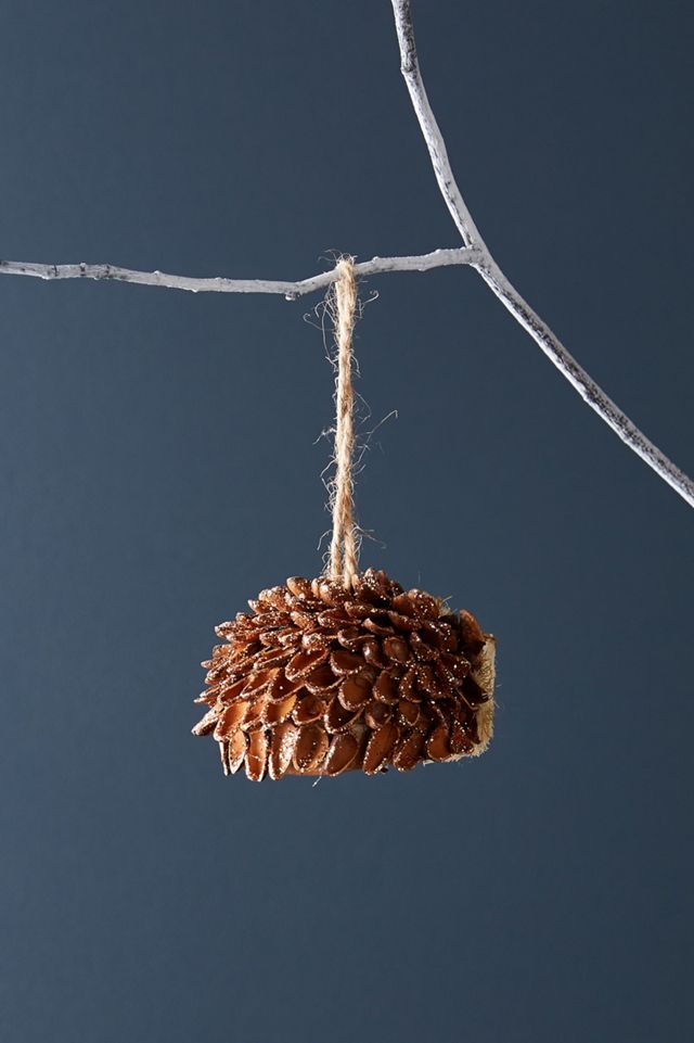 Pinecone Hedgehog Ornament #1