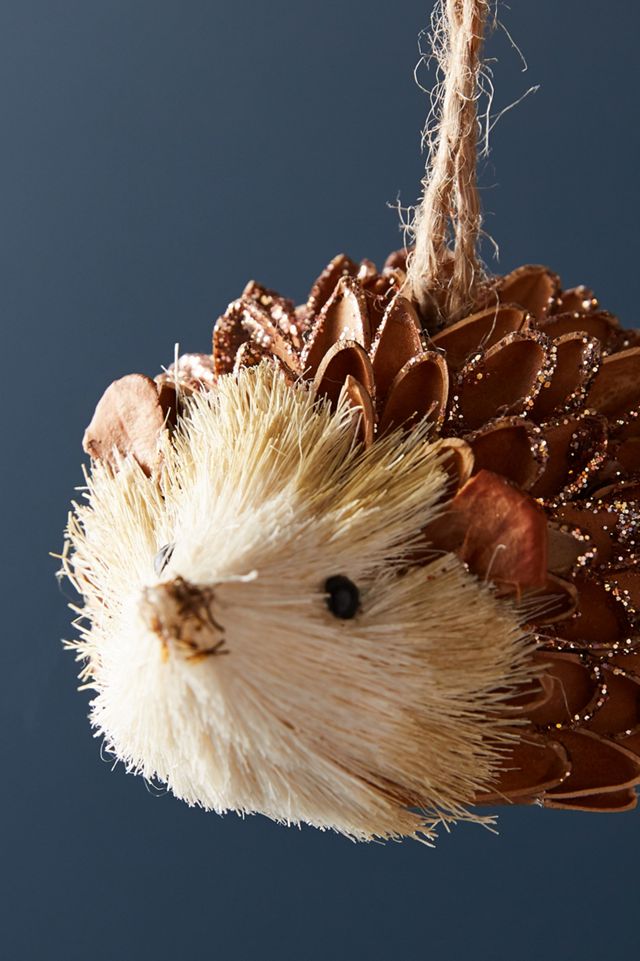 Pinecone Hedgehog Ornament #2