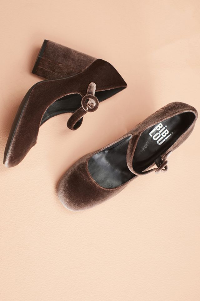 Bibi Lou Velvet Heels #3