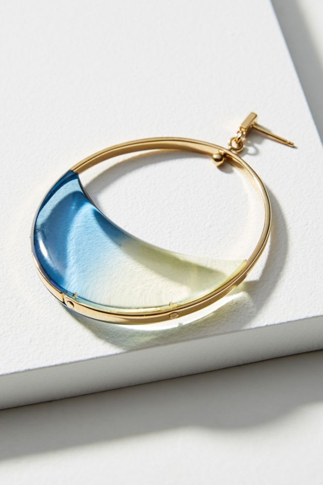 Gemology Lucite Luna Drop Earrings #1