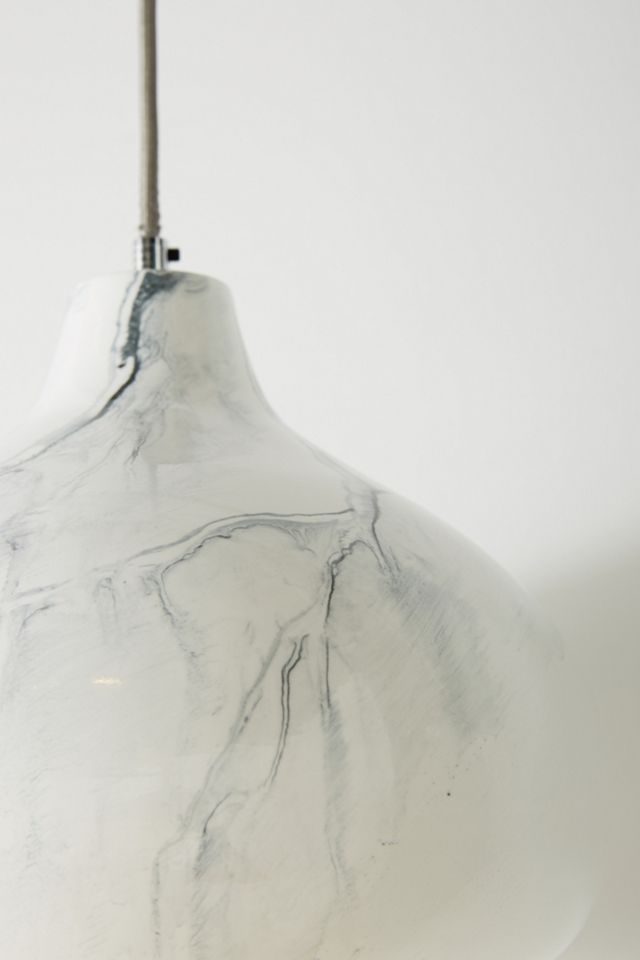 Lyngard Marbled Ceramic Pendant #2