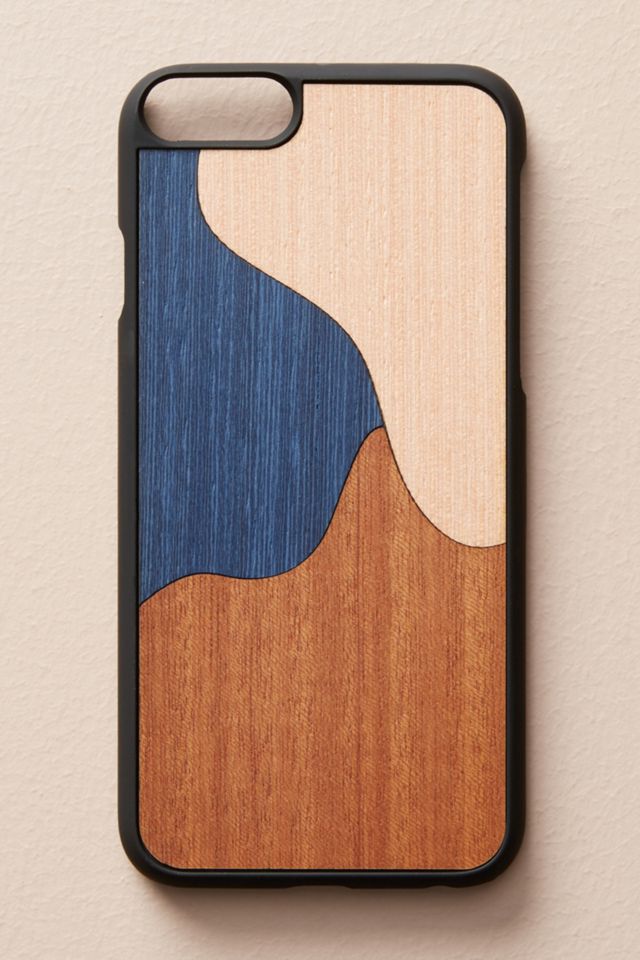 Wood'd Blue Inlay iPhone Case #2