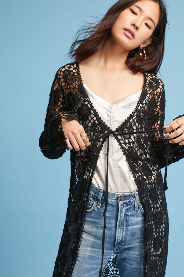 Lola Crocheted Kimono #1