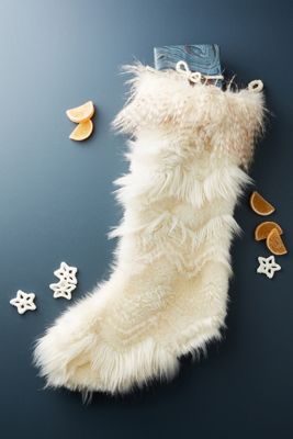 Faux Fur Stocking