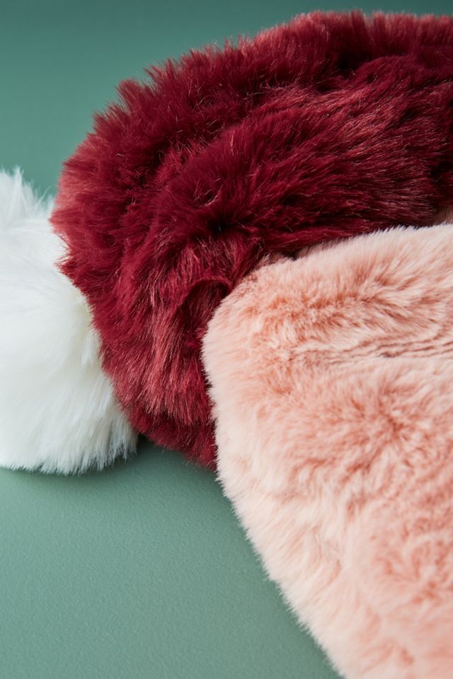 Colorful Faux Fur Stocking #1