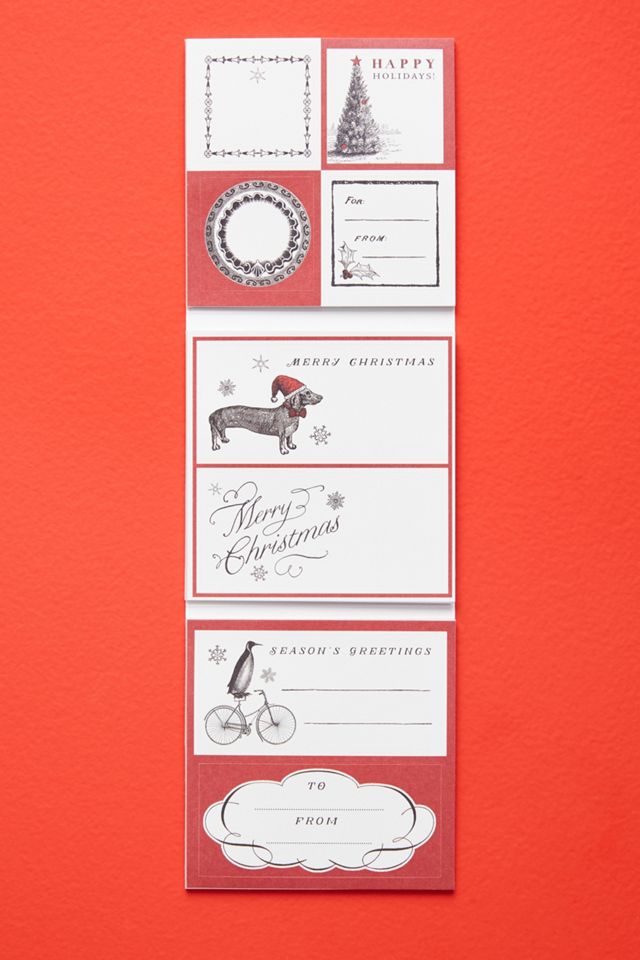 Monochrome Sticker Label Set #1
