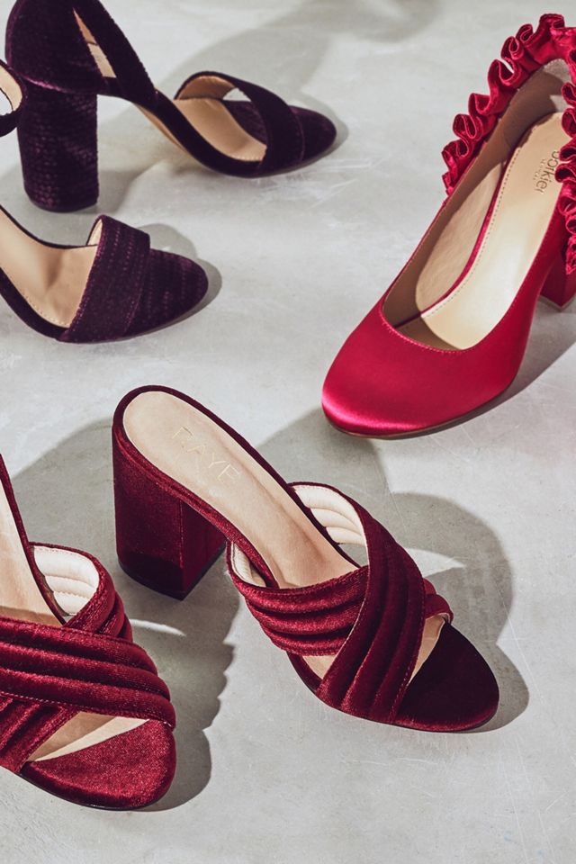 Raye Bella Velvet Mules #4