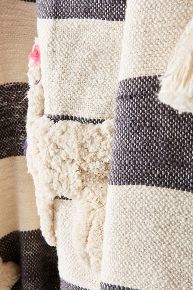Tufted Llama Throw Blanket #1