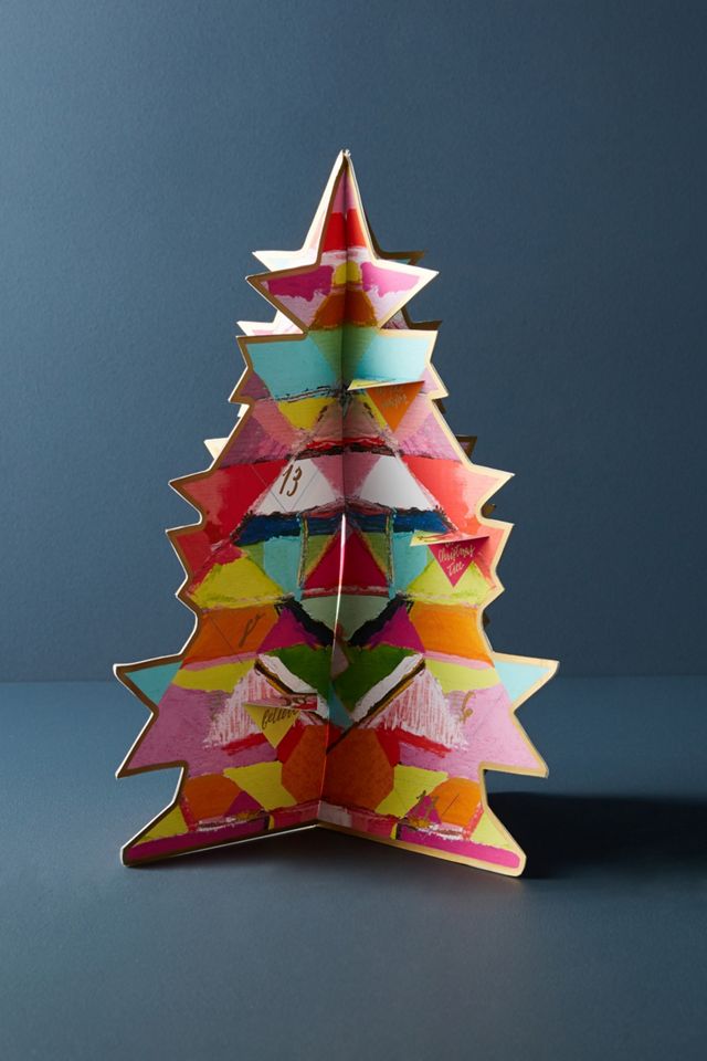 Colorful Tree Advent Calendar Anthropologie