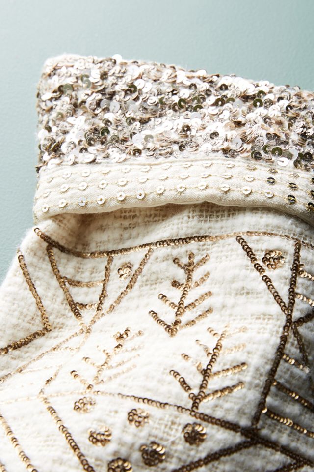Sequined Geo Stocking #2