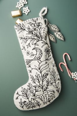 Stitched Scene Stocking
