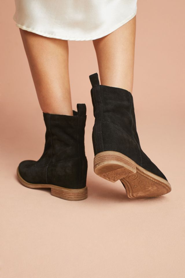 Anthropologie Hidden Wedge Booties #2