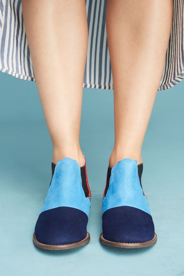 Anthropologie Patchwork Chelsea Boots #1