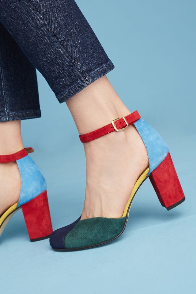 Color 2024 block heels