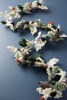 Felted Songbird Garland