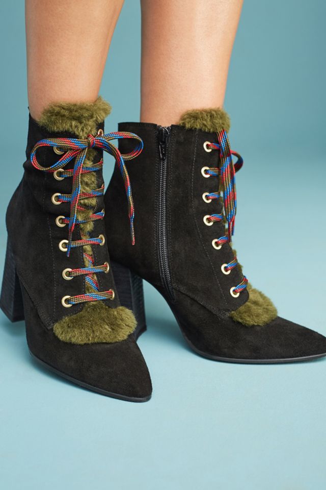 Anthropologie Suede Lace-Up Boots | Anthropologie