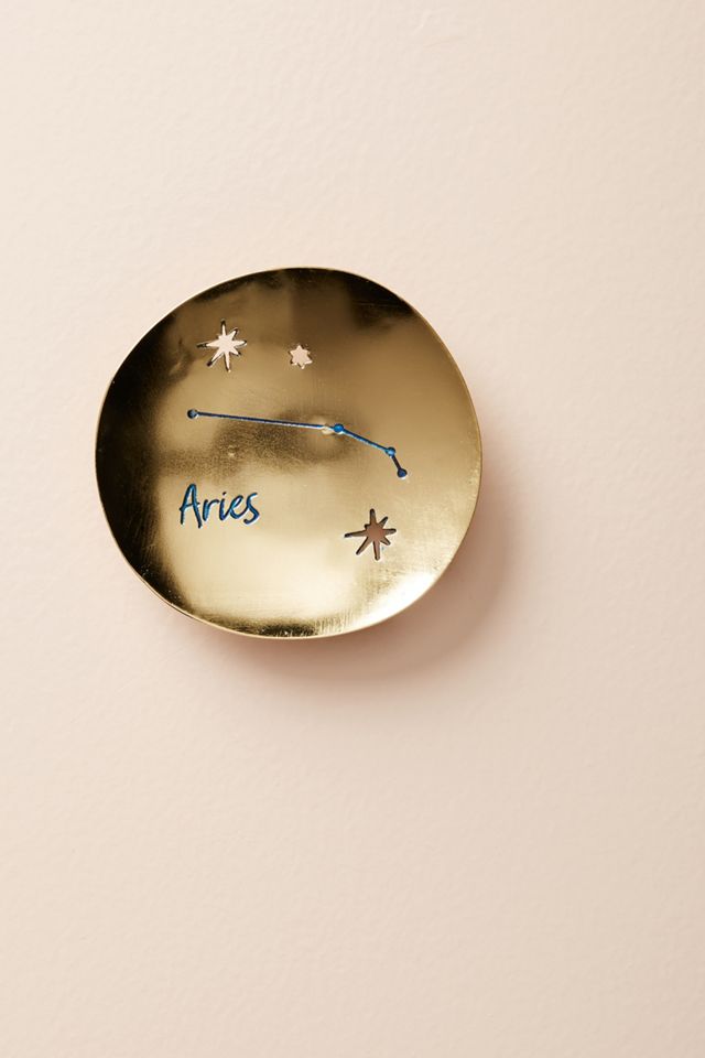 Hammered Zodiac Trinket Dish #1