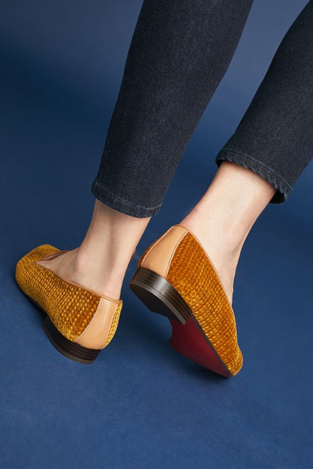 Bisue Ballerinas Velvet Embossed Loafers #2