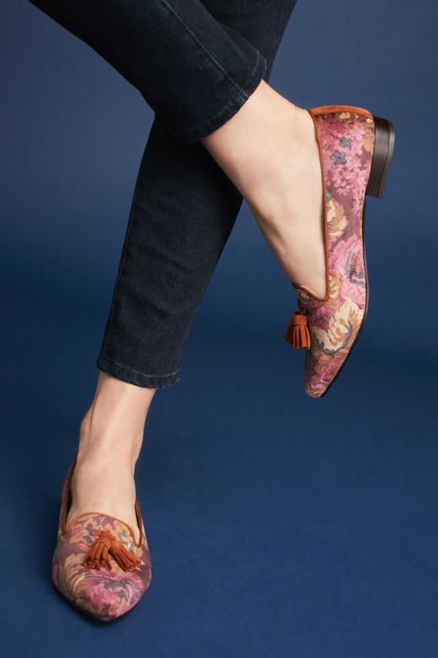 Bisue Ballerinas Floral Loafers #1
