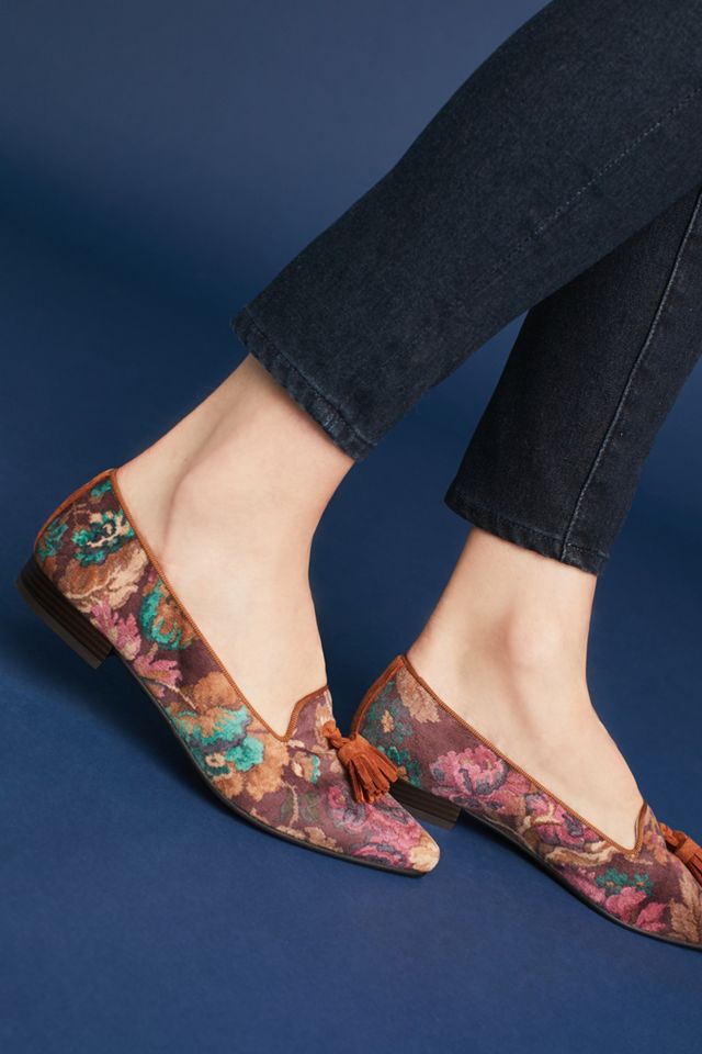 Bisue Ballerinas Floral Loafers #2