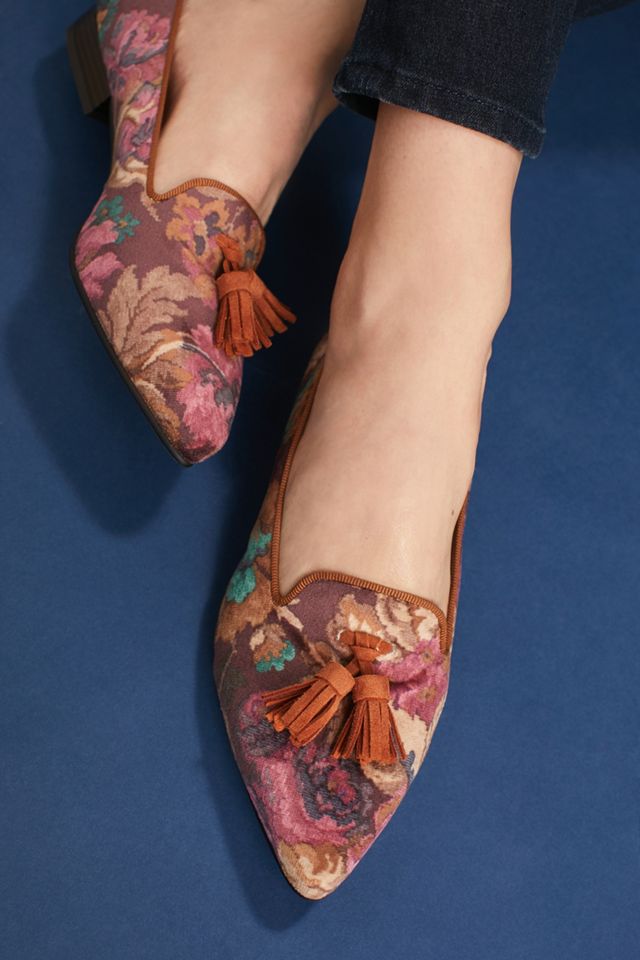 Bisue Ballerinas Floral Loafers #4